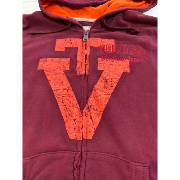Virginia Tech Hokies Nike Zip Up Hoodie Embroidered Ladies Size Large (125) - Picture 6 of 12